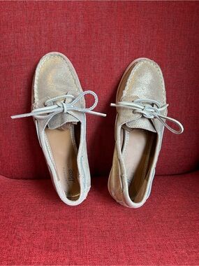 G.H. Bass & Co. Gold Loafers
